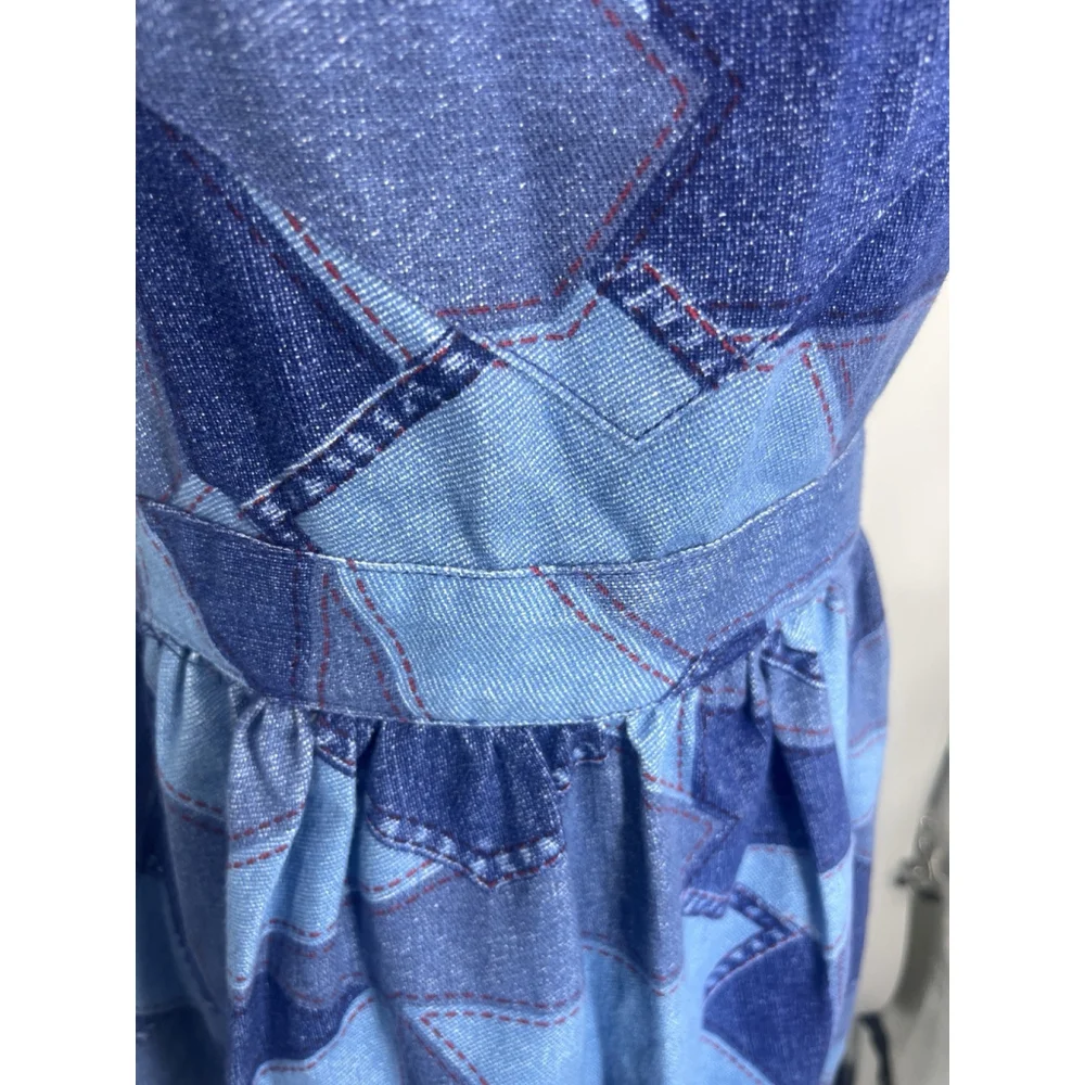 Vtg‎ Womens Apron Smock 